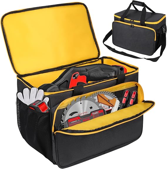 Portable Storage Bag for DEWALT 20V MAX Circular Saw,Large Space Carry Case | Bag Compatible with DEWALT 20V MAX Circular Saw DCS574B/DCS573B/DCS570B/DCS391B/DCS565B and SKIL 5280-01 Circular Saw