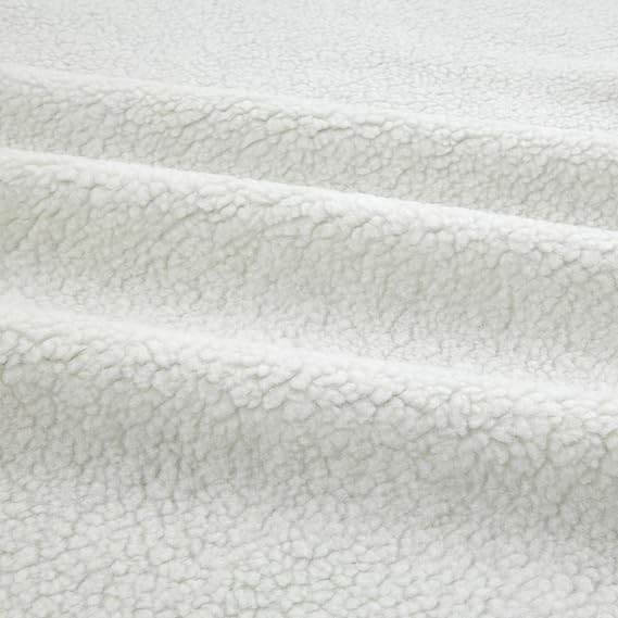 Shannon Faux Fur Sherpa Ivory, Fabric by the Yard