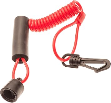 Sea Doo Dess Ignition Key & Floating Lanyard Tether Red 278002199 Programmable