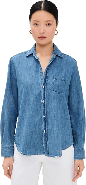 Frank & Eileen Women's Eileen Denim Relaxed Button Down Shirt