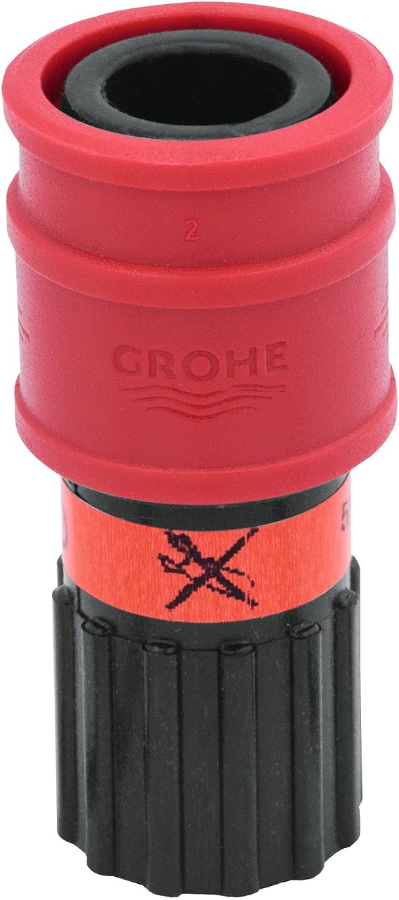 GROHE AMERICA 12365000 Quick Coupling, Red