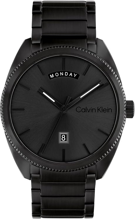Calvin Klein Analogue Quartz Watch for Men Progress Collection with Stainless Steel Bracelet