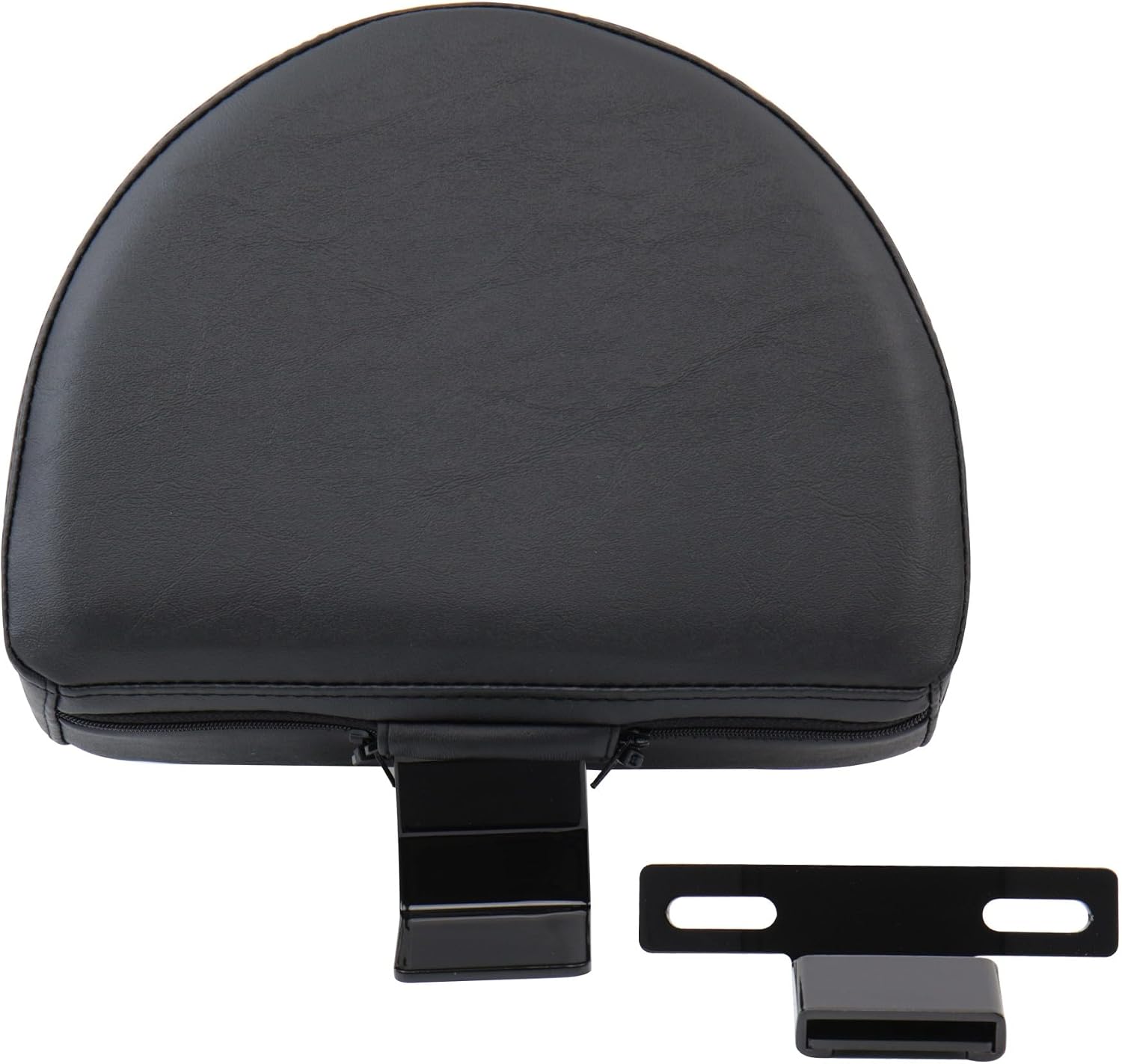 MoKitDora Driver Rider Backrest Sissy Bar Plug-in Back Rest PU Pad for Harley Softail Heritage Fat Boy 2018-up