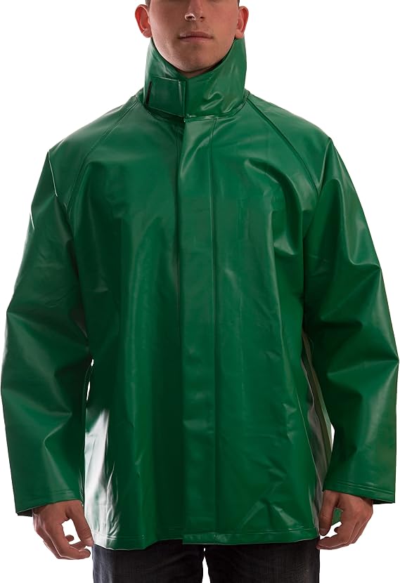 Tingley J41008 Unisex SafetyFlex Flame Resistant Jacket, Green, Large | Product not capable of emitting radio frequency energy, Verified product specifications, Protective-work-jackets