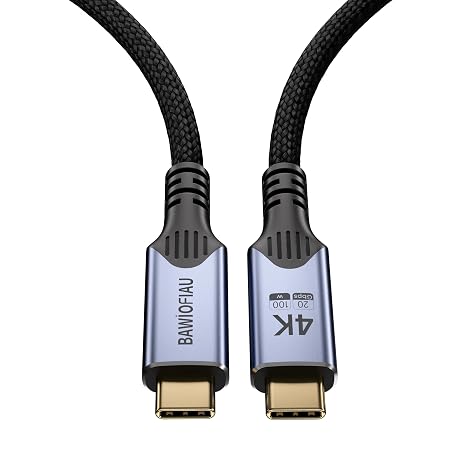 Type c to Type c Cable,20gbps USB c 3.2 gen 2,4k@60Hz Video,usbc Cable Monitor,240w USB c Cable,high Speed USB c Cable,3.3FT USB c Cord Compatible with Thunderbolt 4/3