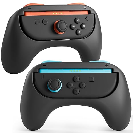 FANPL Switch 2 Joycon Grip, Ergonomic Comfort Hand Grips for Nintendo Switch Joy con 2 Controller (2 Pack)