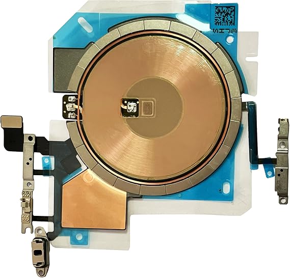 Wireless Charging Chip NFC Coil Assembly with Flashlight Volume Flex Cable replacment for iPhone 14 pro Max 6.7 inch