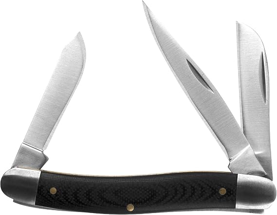 Kershaw Classic Slipjoint Pocket Knives, G10 Handle with Old Time Wood Like Design, 1, 2, and 3 Blade Versions
