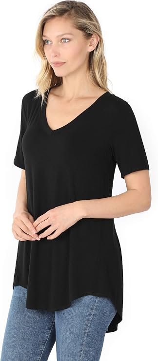 Zenana womens V-neck