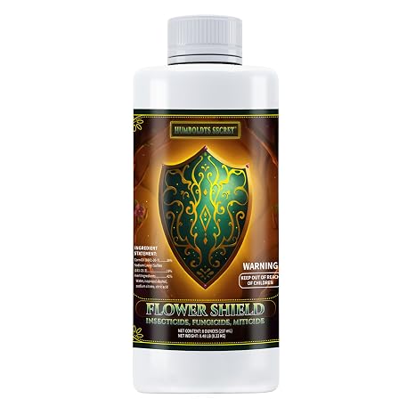 Humboldts Secret Flower Shield, Oil-Based Plant Care Spray, Liquid, 8 Ounce