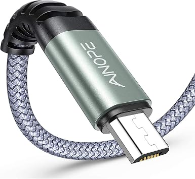 AINOPE for Kindle Cable Cord Replacement [2-Pack,3.3FT], Kindle Paperwhite 7-11, Oasis, E-Reader, Voyage Micro USB Fast Charging Cords for Android Nylon Fit for Samsung Galaxy S6,J7 Edge Note 5