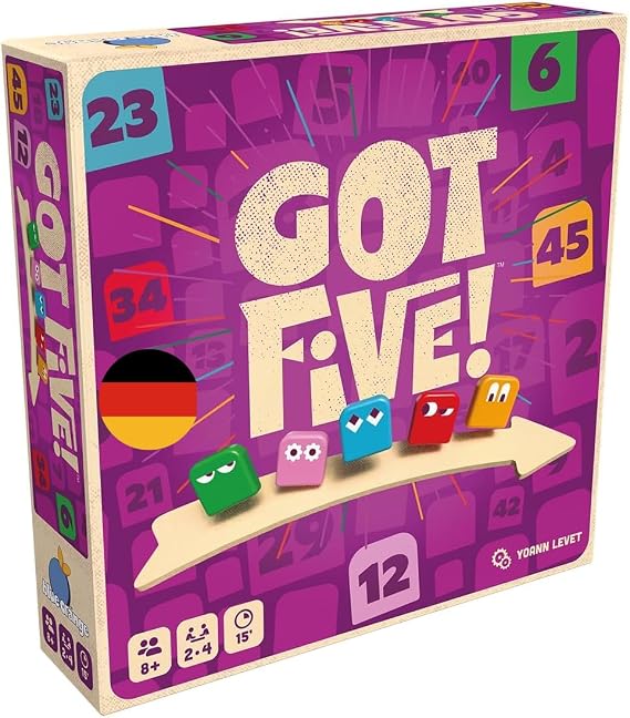 blue orange Got Five! Schnelles Familienspiel Deutsch