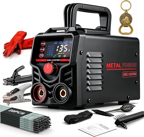 GNI Upgraded Portable MINI Welder, ARC/LIFT TIG 2 IN 1 Welding Machine 110V