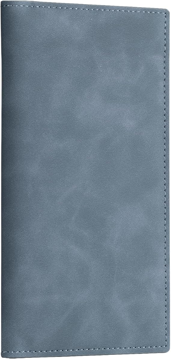 CoBak Checkbook Cover for Women & Men - PU Leather Case with RFID Blocking | Classic Design Check Book Holder for Personal and Business