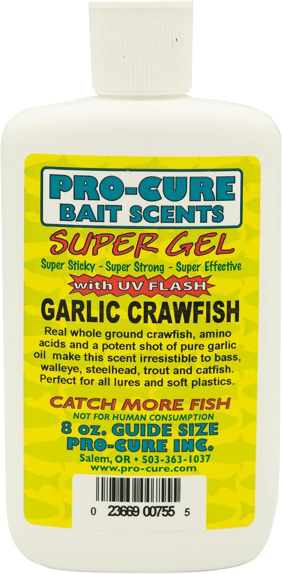 Pro-Cure Garlic Crawfish Super Gel, 8 Ounce