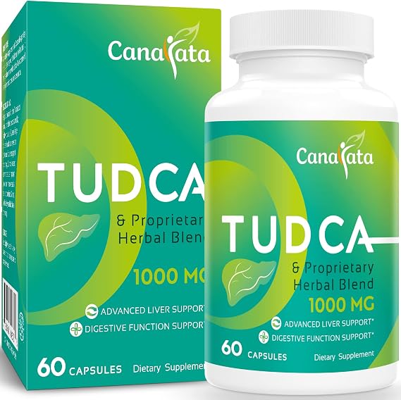 TUDCA with Milk Thistle Liver Supplements 1000mg - 60 Capsules