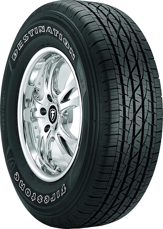 265/65-17 Firestone Destination LE2 All Season Tire 110T 2656517 | Truck/SUV Highway All Season Traction 110T Rated Standard Load Radial Construction Outlined White Lettering Tire