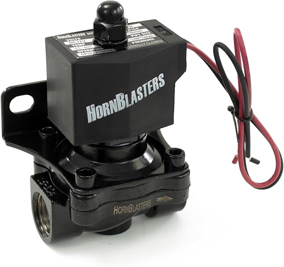HornBlasters 1/2" 12v Stainless Steel Electric Air Valve