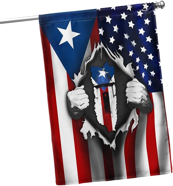 FLAGWIX Puerto Rico Flag, American Puerto Rican Decoration House Flag 30x40