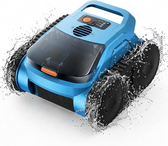 Automatic Robotic Pool Vacuum Cleaner, Cordless Pool Vacuum Cleaner Robot