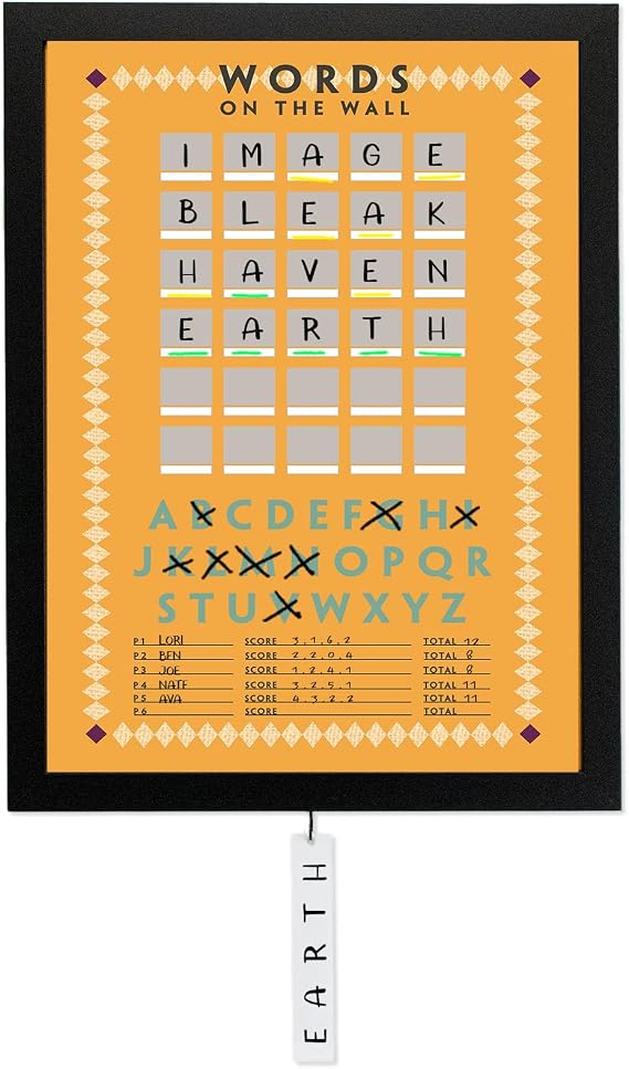 Words on the Wall Multi Player Game Retro Edition