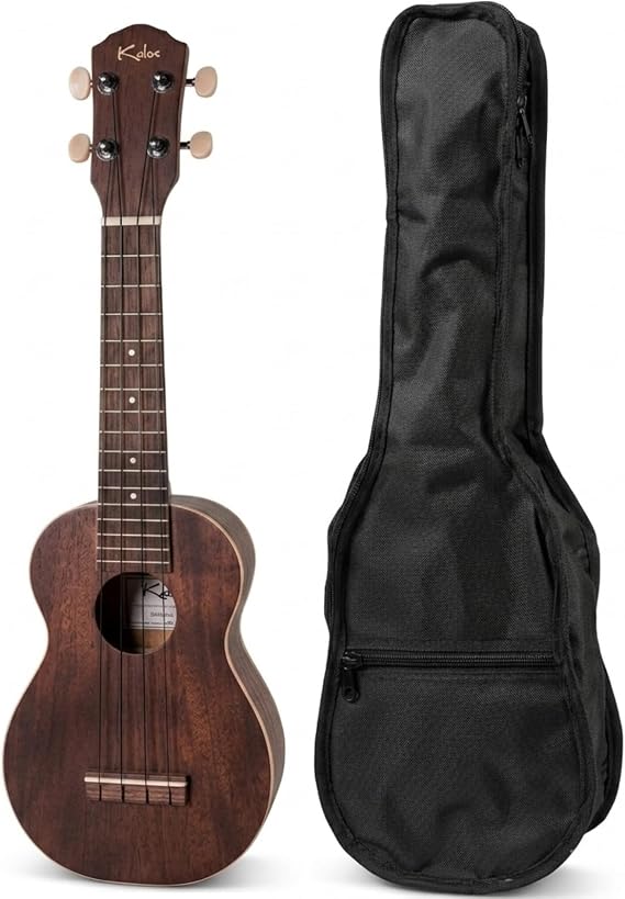 Kalos by Cecilio 21 Inch Soprano Ukulele, Catalpa Wood Laminated Body