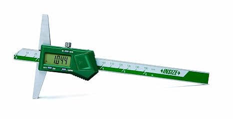INSIZE 1141-200A Electronic Depth Gage, 0-8"/0-200mm