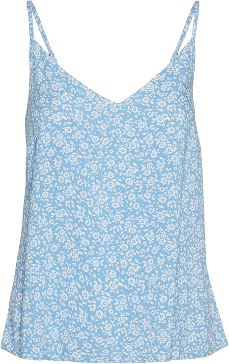 VERO MODA VMEASY JOY V-NECK SINGLET WVN GA Tişört Kadın