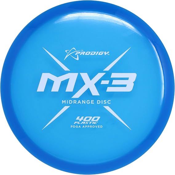 Prodigy Disc 400 MX-3 Midrange | Slightly Overstable Midrange Disc Golf Disc | Tour Quality Plastic | High-Level Controllability and Performance | (Colors May Vary)