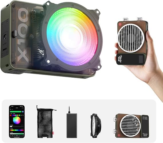 ZHIYUN MOLUS X100 RGB Standard 100W Portable Professional Video Light