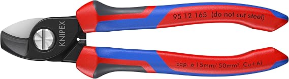 KNIPEX 95 12 165 SBA Comfort Grip Cable Shears