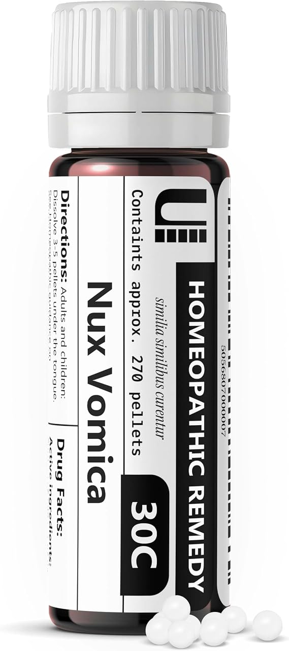 Nux Vomica 30C Homeopathic Remedy, Urenus