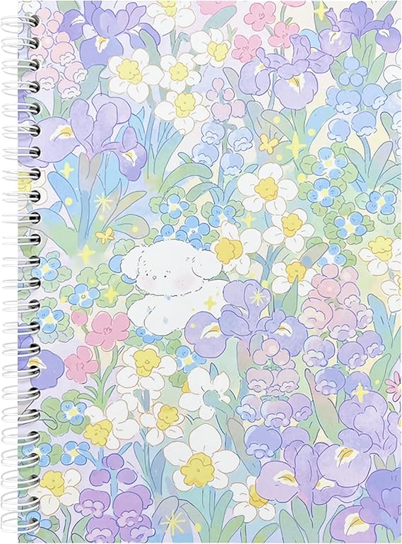 YUATCYA Reusable Sticker Collecting Book Storage Album with 40 Sheets Blank Release Paper - A5 Size Stickers Organizer Collection Notebook for Adult (PURPLE-2)