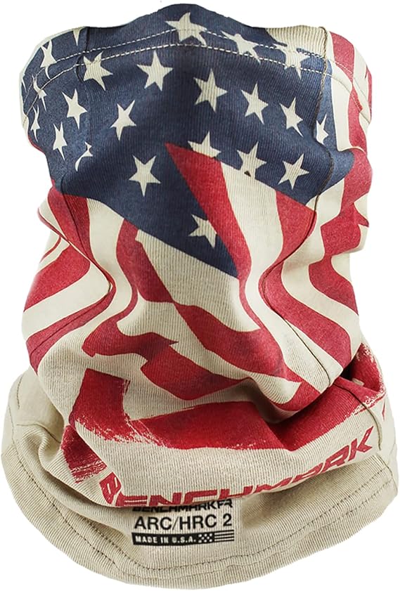 BENCHMARK FR Flame Resistant Face Mask Neck Gaiter - CAT2 - Made in the USA