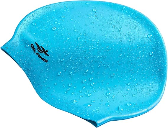 Swim Cap,3 Pack Waterproof Silicone Swimming Caps for Men,Comfortable High Elasticity Swim Cap Kids,Swim Hats Bathing Caps to Keep Hair Dry