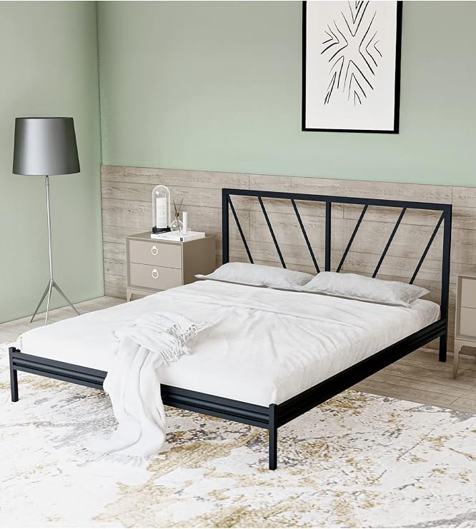 Gm 227 Favorite Duplex Metal Bed Black 160x200
