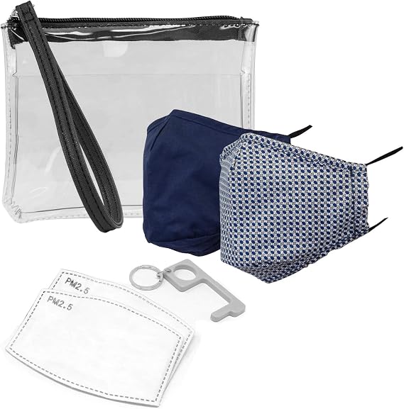 Mundi unisex-adult Socially Sure Kit Mask No Touch Tool and Filter Set