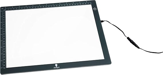 Ultra-Thin A4 LED Light Pad for Tracing & Drawing Dimmable Brightness with Memory Function Ideal for Artists, Designers & Crafters