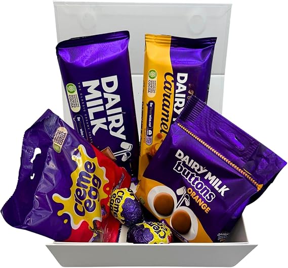 Benerry Chocolate Gift Box Hamper - 6 Treats Gift for Any Occasion - Dairy Milk Style Sweet Box of Chocolates