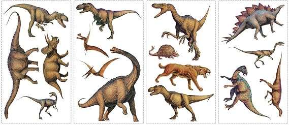 Lifelike Dinosaur Wall Decals