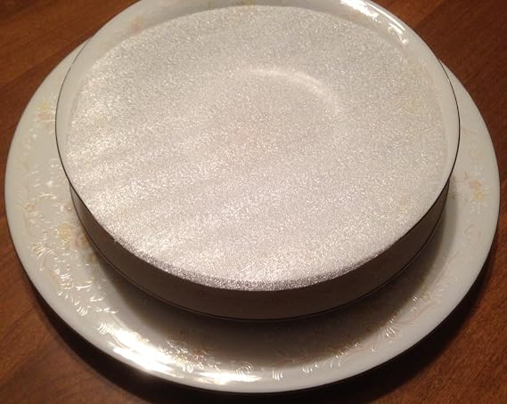 LAMINET Foam Plate Dividers - OPAQUE WHITE - (Set of 44) - 7" Diameter