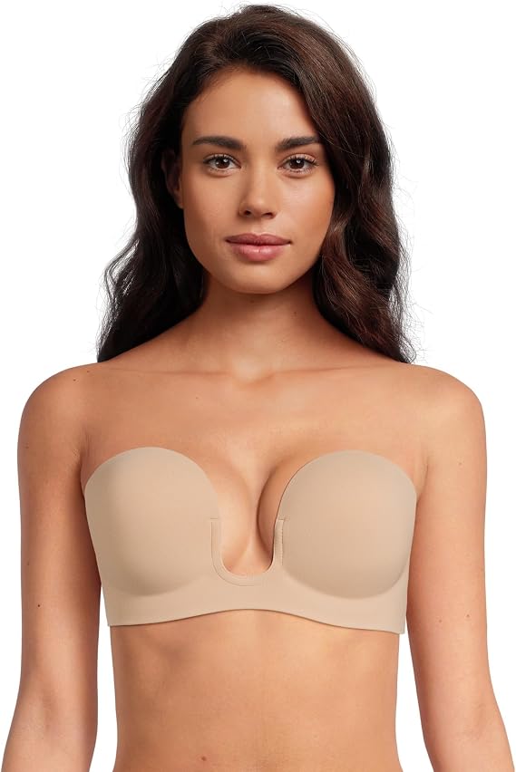 Fashion Forms Voluptuous U Plunge Backless Strapless Bra