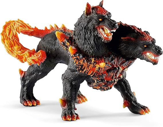 Schleich Eldrador - Hellhound Toy Figurine - Kids Ages 7+ | 42451 | Monster Figurine, Battle Creature Toy for Boys 7+, Fantasy Beast, Action Figure Gifts, Screen-Free Imaginative Pretend Play