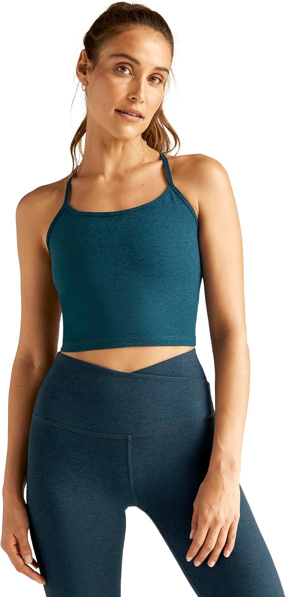 Beyond Yoga Women's Spacedye Slim Racerback Cropped Tank