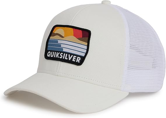Quiksilver Men's Premium Cotton Adjustable Snap Back Logo Baseball Cap