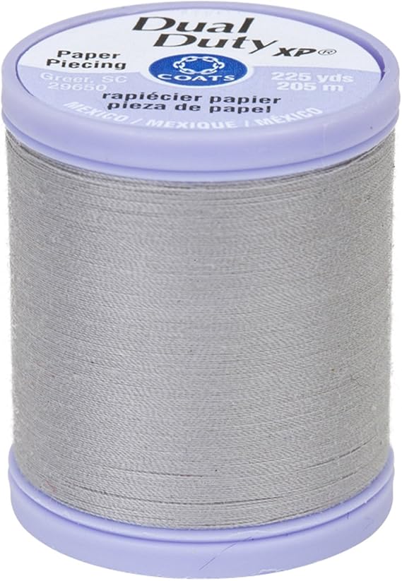 Coats Dual Duty XP Paper Piecing Thread, 225 yd, Nugrey