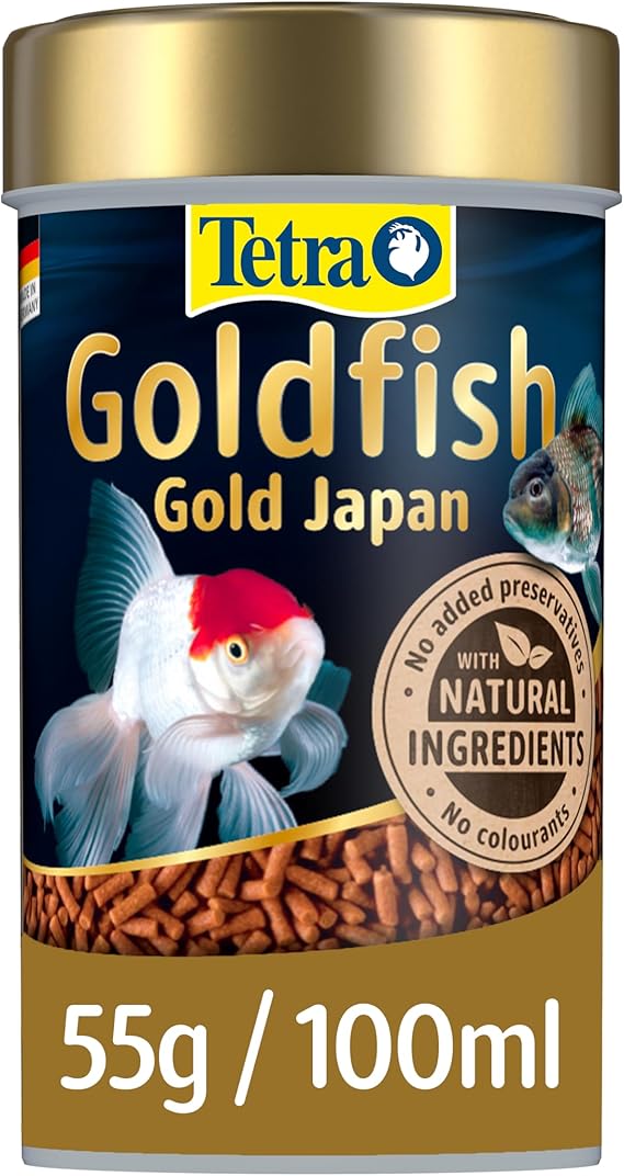 Tetra Japan Goldfish Fish Food, Mini-Sticks Premium Food for Fancy Goldfish, 100 ml