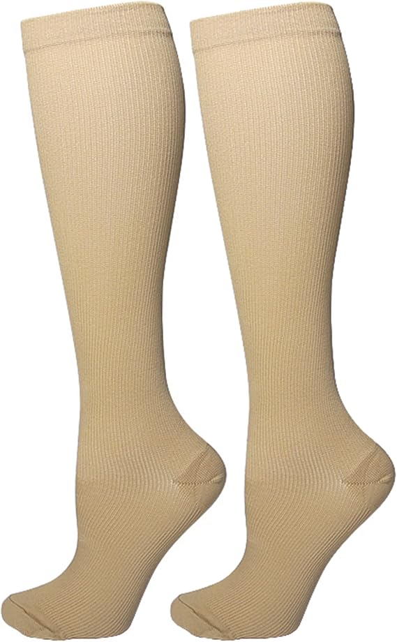 Bestjybt Compression Socks for Women Men Support Athletic Running Socks