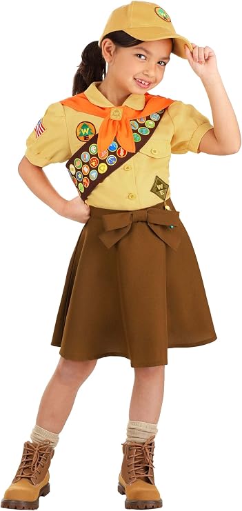 Fun Costumes Fly High with Adventure: Girl's Wilderness Explorer UP Costume | Halloween Outfit for Kids