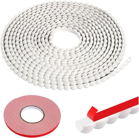 Flexible Molding Trim 5m Peel and Stick Wall Moulding 3D Pearl Shape Peel and Stick Moulding Wall Trim for Kitchen Cabinet Mirrors and Tile Edges